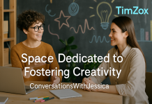 Space Dedicated to Fostering Creativity ConversationswithJessica